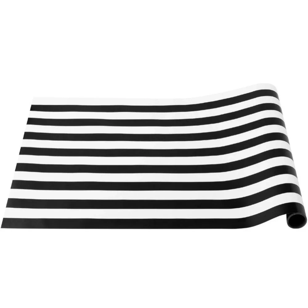 Graduation Table Runner by Bonjour Fete Black and White
